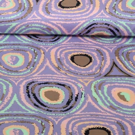 Viskosejersey Kreise Lila