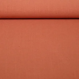 Viskoseleinen "Giselle" Gewaschen Uni Terracotta