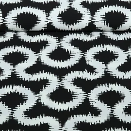 Viskosestretch Abstrakt Schwarz