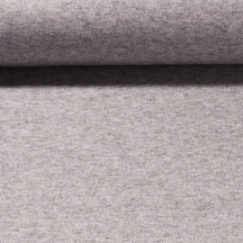 Viskosestrickjersey "Emma" Grau Melange