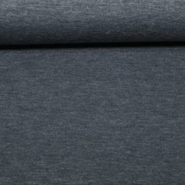 Viskosestrickjersey Merino Touch Uni Grau Melange