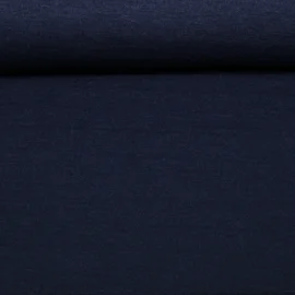 Viskosestrickjersey Merino Touch Uni Navy Melange