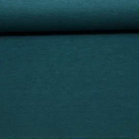 Viskosestrickjersey Merino Touch Uni Petrol