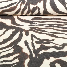 Viskosestrickjersey Zebra Beige