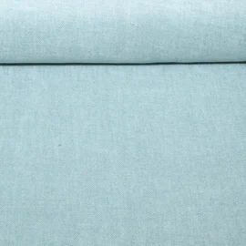 Vorhangstoff Leinenoptik 310cm Uni Bleu