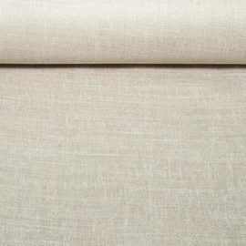 Vorhangstoff Leinenoptik 310cm Uni Dunkelbeige