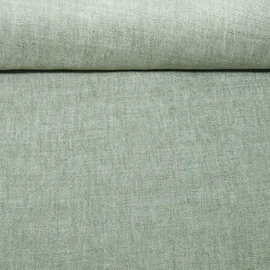 Vorhangstoff Leinenoptik 310cm Uni Grün
