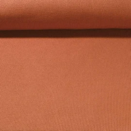 Waffeljersey "Abby" Uni Kupfer