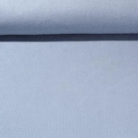 Waffeljersey "Abby" Uni Mittelblau