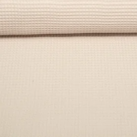 Waffelpiqué "Gina" Uni Beige