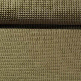 Waffelpiqué "Gina" Uni Olive