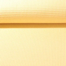 Waffelpiqué "Gina" Uni Softgelb