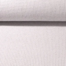 Waffelpiqué Jacquard Grau