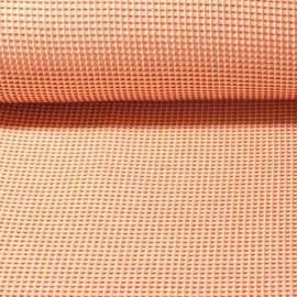 Waffelpiqué Jacquard Orange