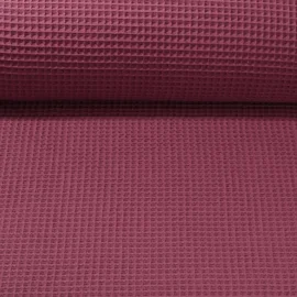 Waffelpique uni lila