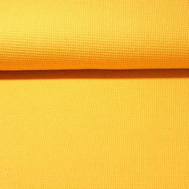 Waffelpiqué Ministruktur Uni Gelb