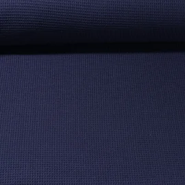 Waffelpiqué Ministruktur Uni Marine