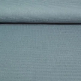 Waffelpiqué "Pippa" Uni Petrolgrün