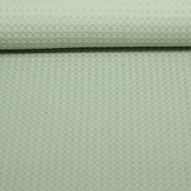 Waffelpiqué Soft Dunkles Mint