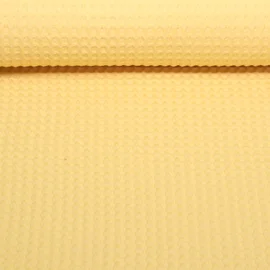 Waffelpiqué Soft Gelb