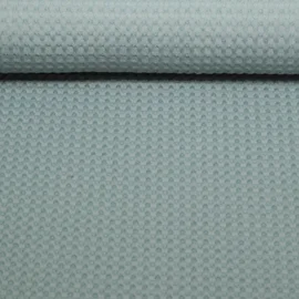 Waffelpiqué Soft Jeansblau