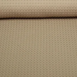 Waffelpiqué Soft Taupe