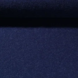 Walkloden Wollfleece Virgin Wool Dunkelblau 