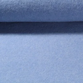 Walkloden Wollfleece Virgin Wool Hellblau