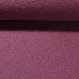 Walkloden Wollfleece Virgin Wool Malve