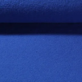 Walkloden Wollfleece Virgin Wool Royalblau