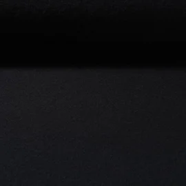 Walkloden Wollfleece Virgin Wool Schwarz