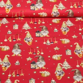 Weihnachtspopeline Waldwichtel Rot