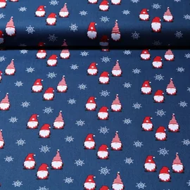 Weihnachtspopeline Zwerge Blau