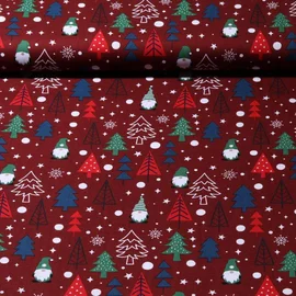 Weihnachtspopeline Zwerge und Bäume Bordeaux
