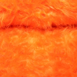Zottel-Kunstfell Uni Orange