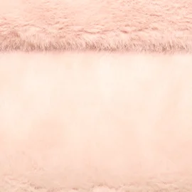 Zottelkunstfell Uni Rosa