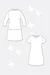 Schnittmuster Stacey Damenkleid A-Linie Skizze