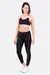Schnittmuster DIY Sportset Top Hose schwarz neon Lycra Stoff