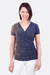 Schnittmuster Damenshirt Wickeloptik Punkte Jersey