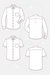 Schnittmuster Herrenhemd Manschetten Kragen varianten zeichnung