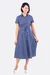 Schnittmuster Blusenkleid Rocklänge Midi Baumwollstoffe