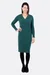 Schnittmuster Schlauchkleid Strickstoff Langarm Nähanleitung
