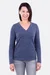 Schnittmuster Damenshirt Pullover V-Auschnitt nähen