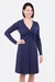 Schnittmuster Jerseykleid Wickelausschnitt Knoten Anleitung