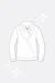 Schnittmuster Pullover mit Schalkragen Zeichnung