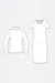 Schnittmuster Shirt Kleid Rollkragen Runder Ausschnitt Varianten nähen
