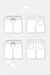 Schnittmuster Bermudas Badeshorts