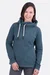 Hoodie Schnittmuster mit Wickelkapuze und Kordeln nähen