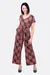 Schnittmuster Damen Jumpsuit lang Knoten selbst naehen