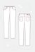 Schnittmuster Jeans 3 selbernähen - technische Zeichnung